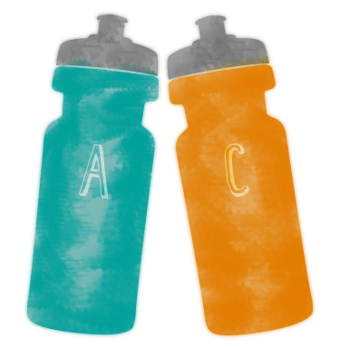 water bottles